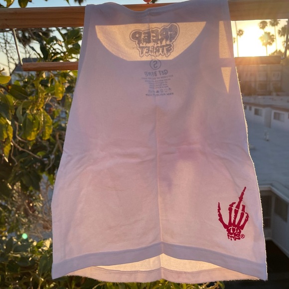 Creep Street ~ ‘NASTY’ Racerback Crop Top - Picture 4 of 8